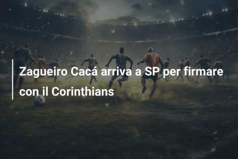 Zagueiro Cacá arriva a SP per firmare con il Corinthians