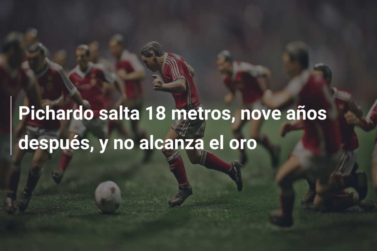 Pichardo salta 18 metros, nove años después, y no alcanza el oro
