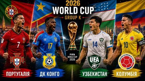 Footboom представляє учасників чемпіонату світу 2026: група K
