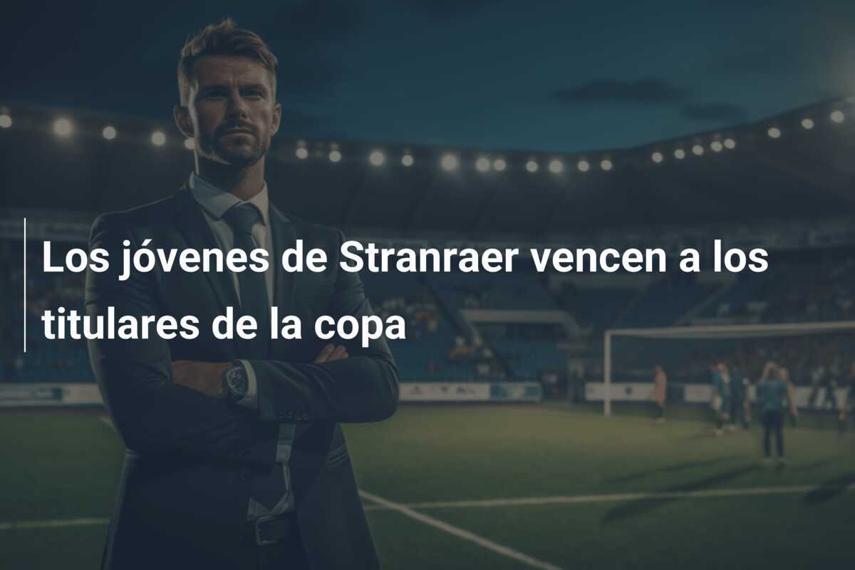 Los jóvenes de Stranraer vencen a los titulares de la copa