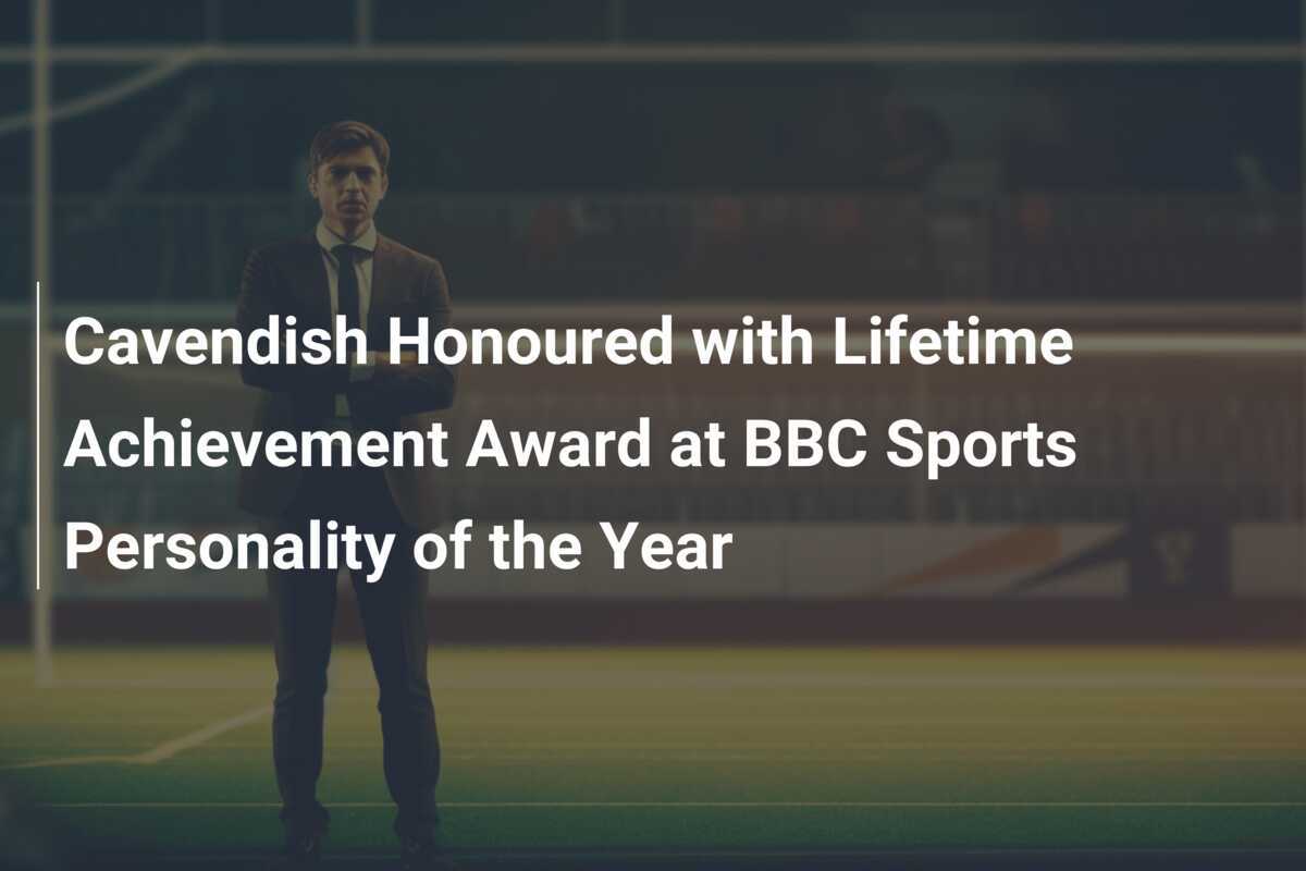 BBCスポーツ 今年の人物授賞式で生涯功労賞受賞したカベンディシ