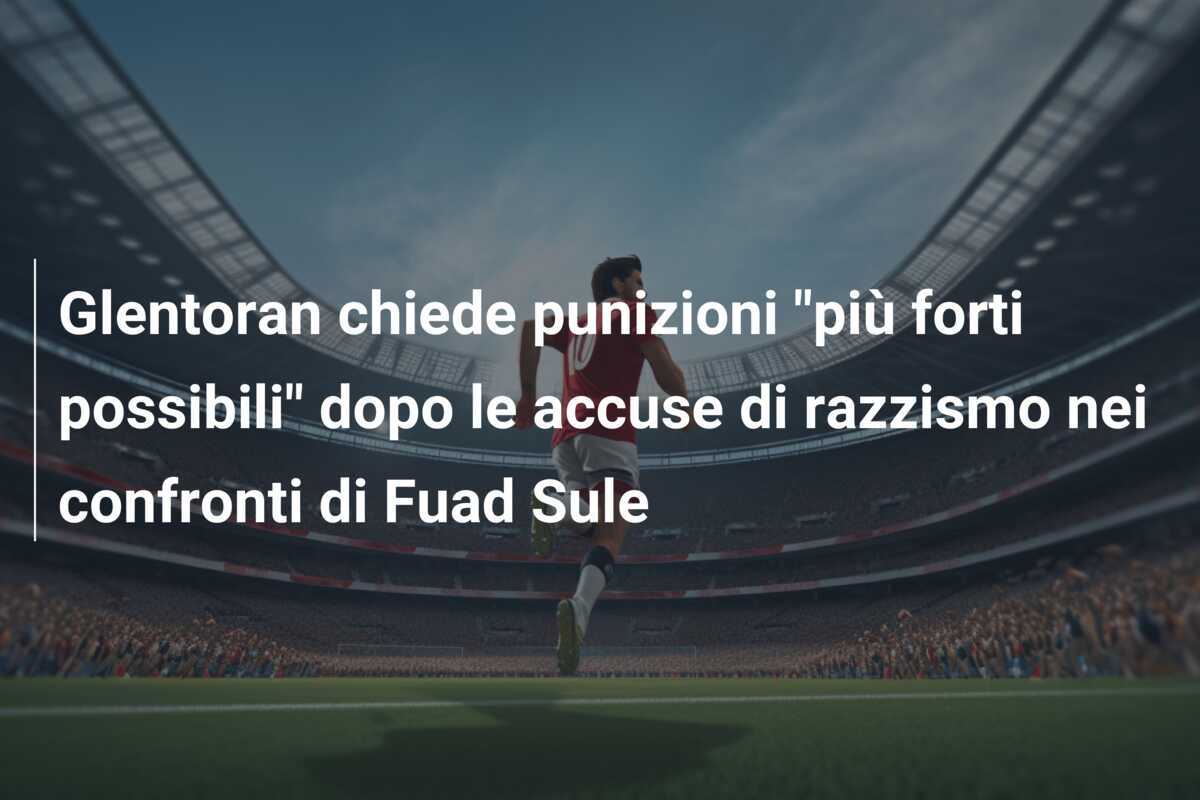 Glentoran chiede punizioni "più forti possibili" dopo le accuse di razzismo nei confronti di Fuad Sule