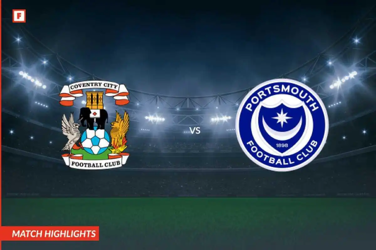 Coventry City - Portsmouth mål og høydepunkter
