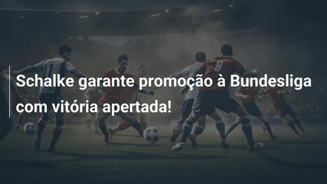 Schalke garante promoção à Bundesliga com vitória apertada!