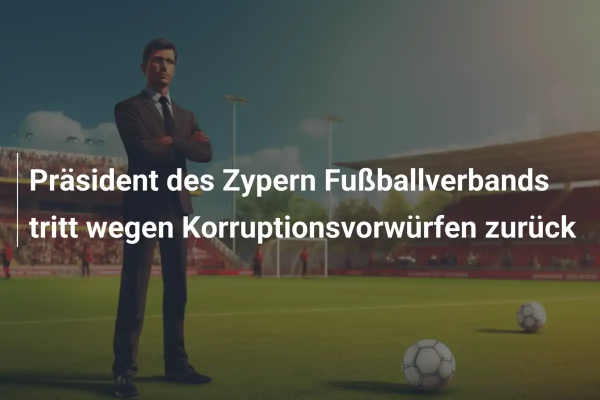 Präsident des Zypern Fußballverbands tritt wegen Korruptionsvorwürfen zurück