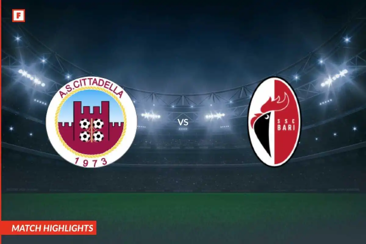 Cittadella - Bari gol e momenti salienti