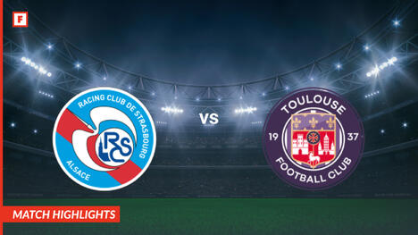 Strasbourg - Toulouse gol e momenti salienti