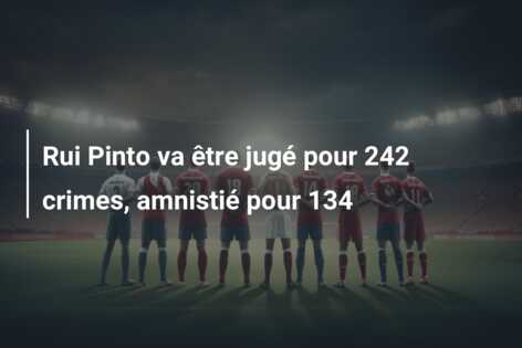 Rui Pinto va être jugé pour 242 crimes, amnistié pour 134
