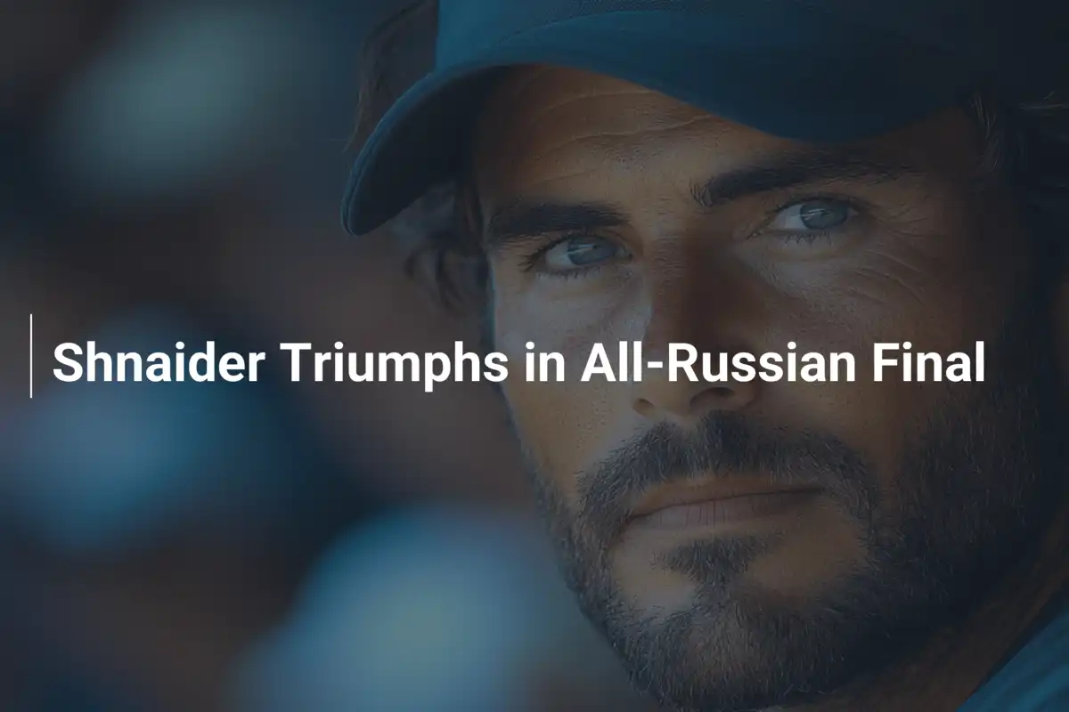 Shnaider triumphiert im reinrussischen Finale