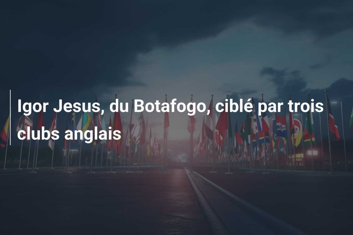 Igor Jesus, du Botafogo, ciblé par trois clubs anglais