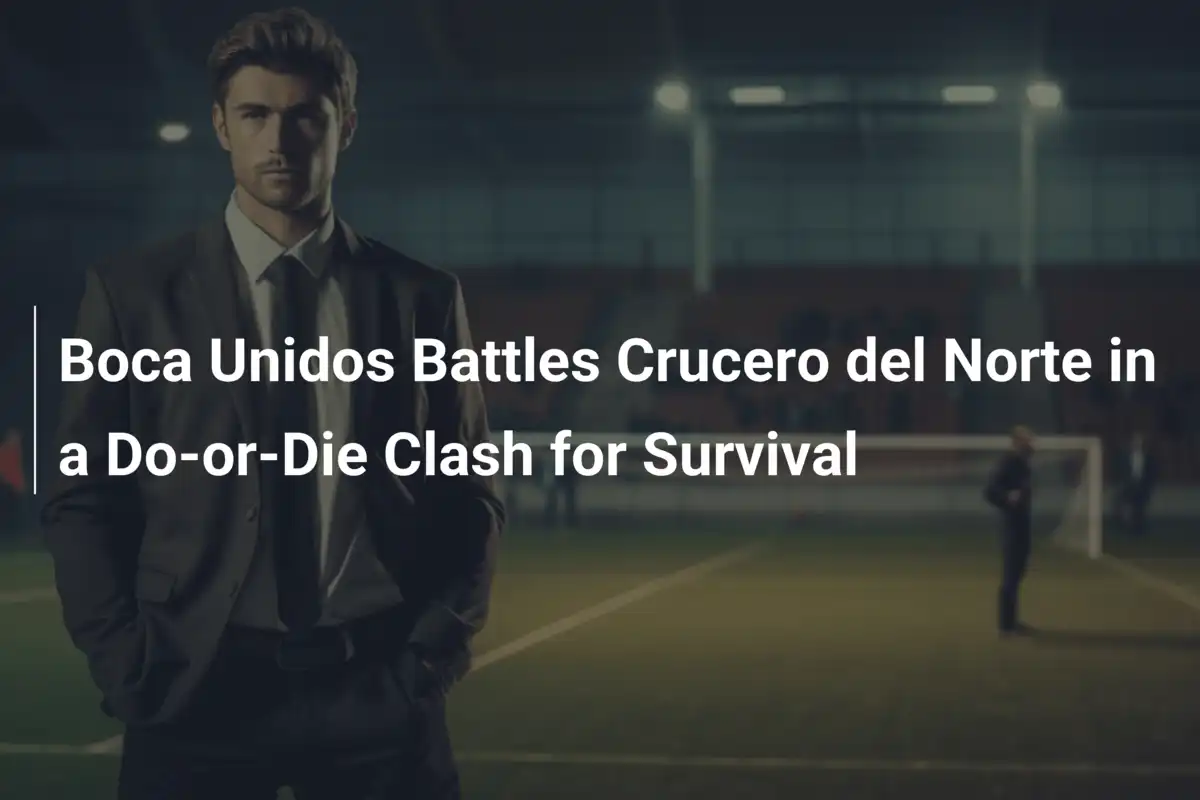 Boca Unidos contro Crucero del Norte: un duello che brucia per la salvezza