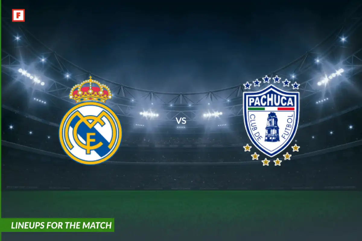 เรอัลมาดริด ปะทะ Pachuca: รายชื่อผู้เล่นสำหรับการแข่งขัน