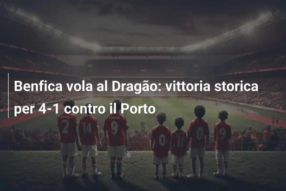 Benfica vola al Dragão: vittoria storica per 4-1 contro il Porto