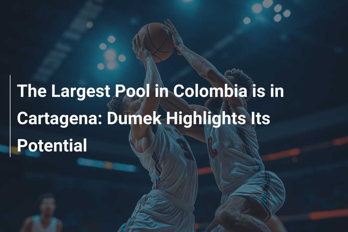 The Largest Pool in Colombia is in Cartagena Dumek Highlights Its