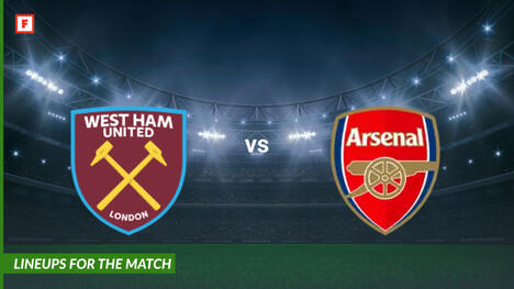 West Ham United vs Arsenal: susunan pemain untuk pertandingan