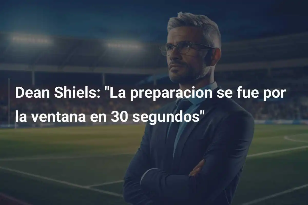 Dean Shiels: "La preparacion se fue por la ventana en 30 segundos"