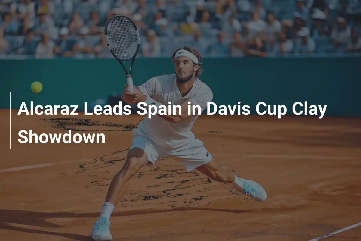 Alcaraz führt Spanien im Davis-Cup-Sandduell