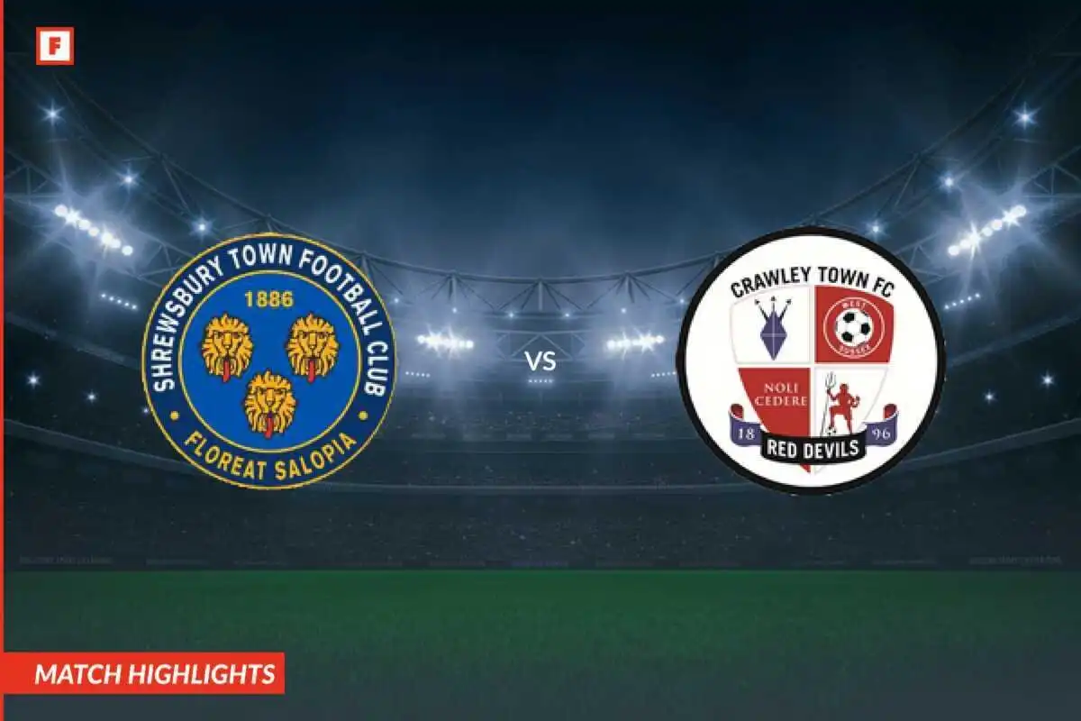 Shrewsbury Town - Crawley Town gol e momenti salienti