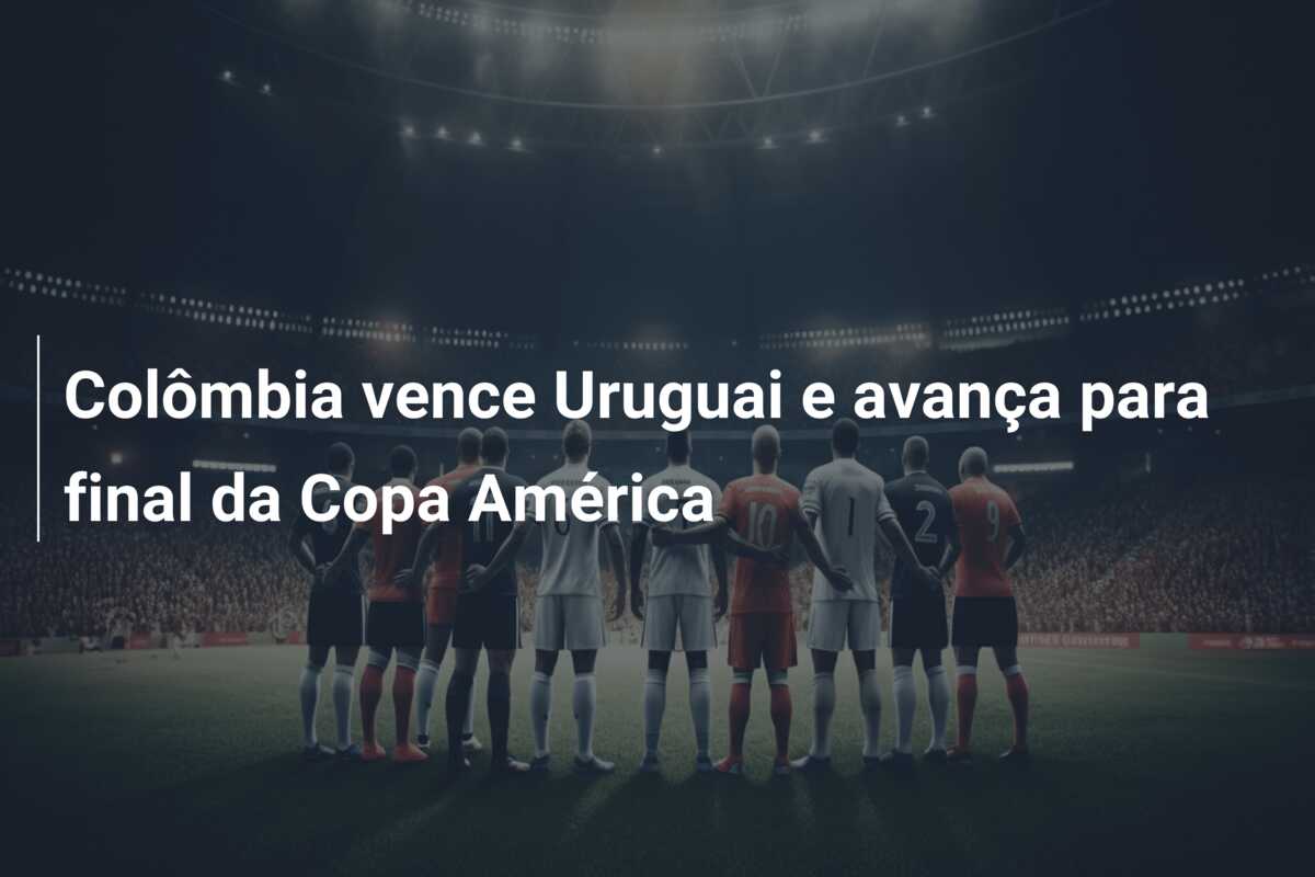 Colômbia vence Uruguai e avança para final da Copa América