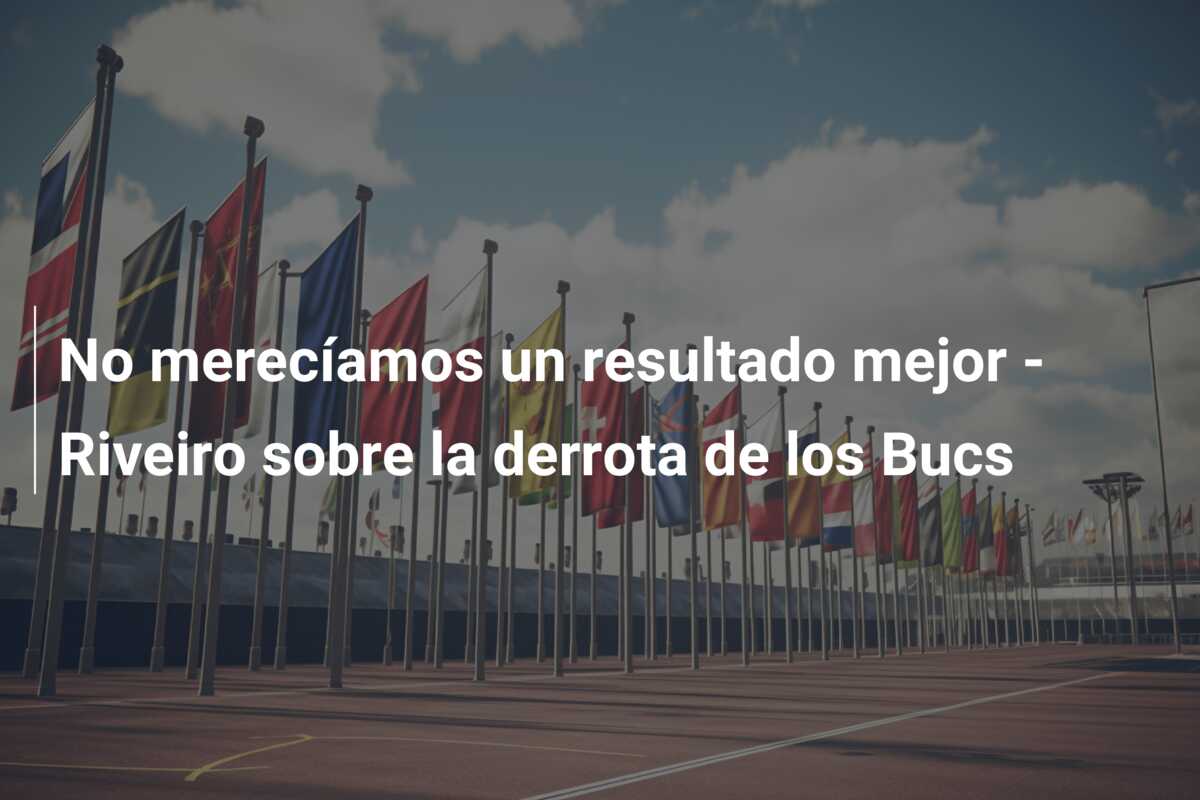 No merecíamos un resultado mejor – Riveiro sobre la derrota de los Bucs