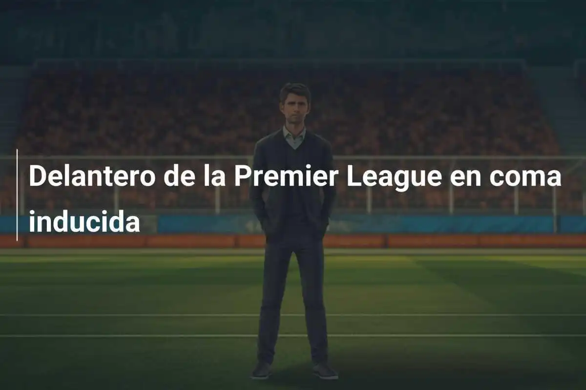 Delantero de la Premier League en coma inducida