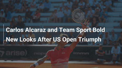 Carlos Alcaraz und Team feiern US-Open-Sieg mit neuen Looks