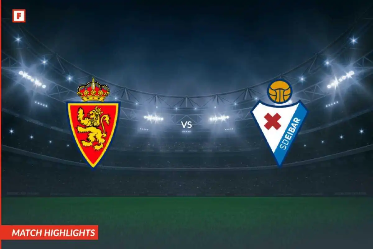 Real Zaragoza - Eibar mål og høydepunkter