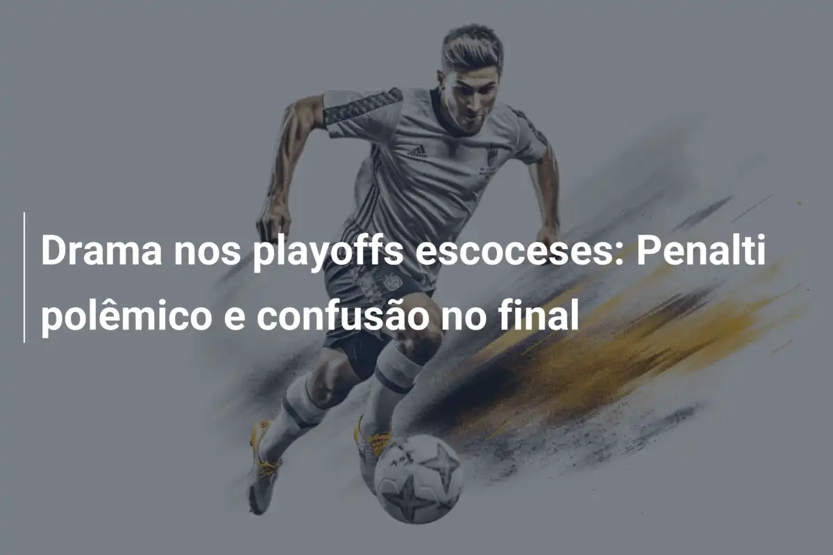 Drama nos playoffs escoceses: Penalti polêmico e confusão no final