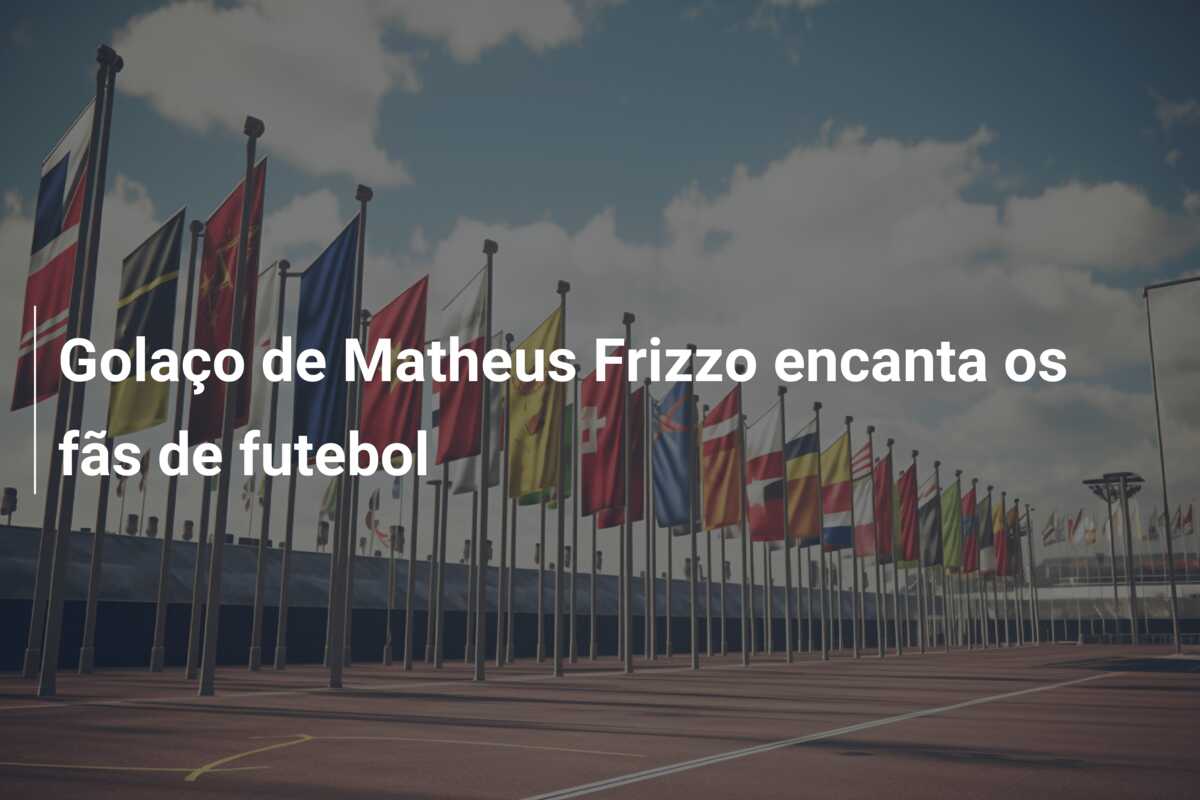 Golaço de Matheus Frizzo encanta os fãs de futebol