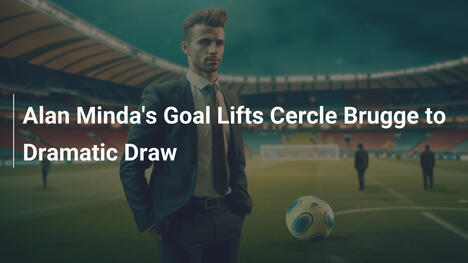 Il gol di Alan Minda regala un pareggio drammatico al Cercle Brugge