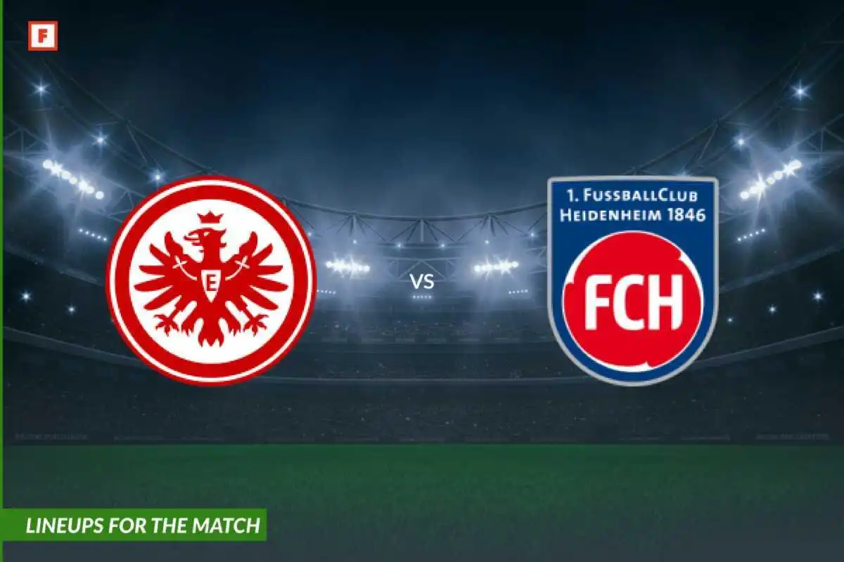 Eintracht Frankfurt mot Heidenheim: lagoppstillinger til kampen