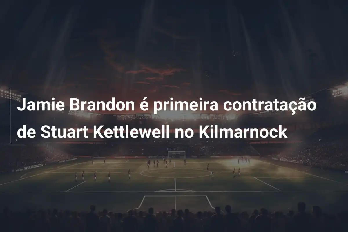 Jamie Brandon é primeira contratação de Stuart Kettlewell no Kilmarnock
