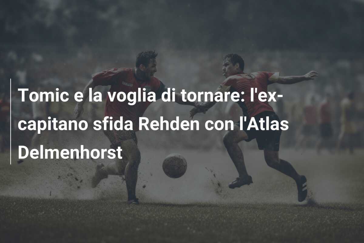 Tomic e la voglia di tornare: l'ex-capitano sfida Rehden con l'Atlas Delmenhorst