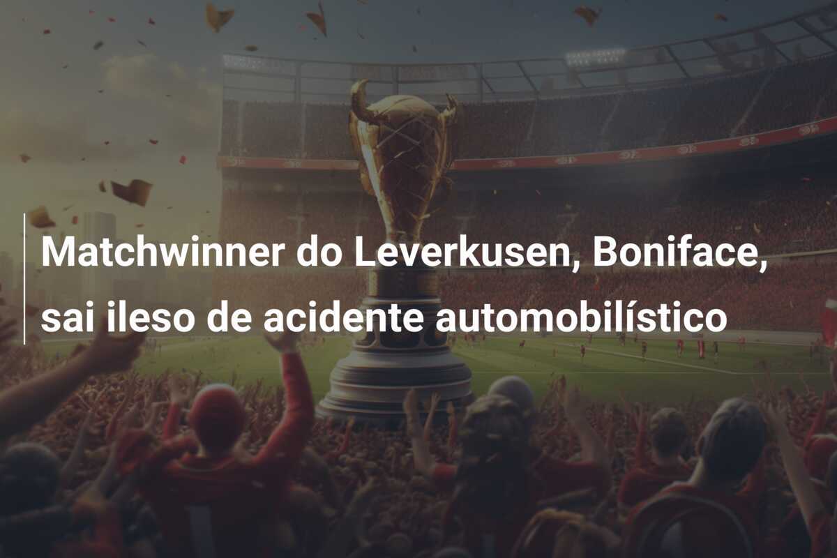 Matchwinner do Leverkusen, Boniface, sai ileso de acidente automobilístico