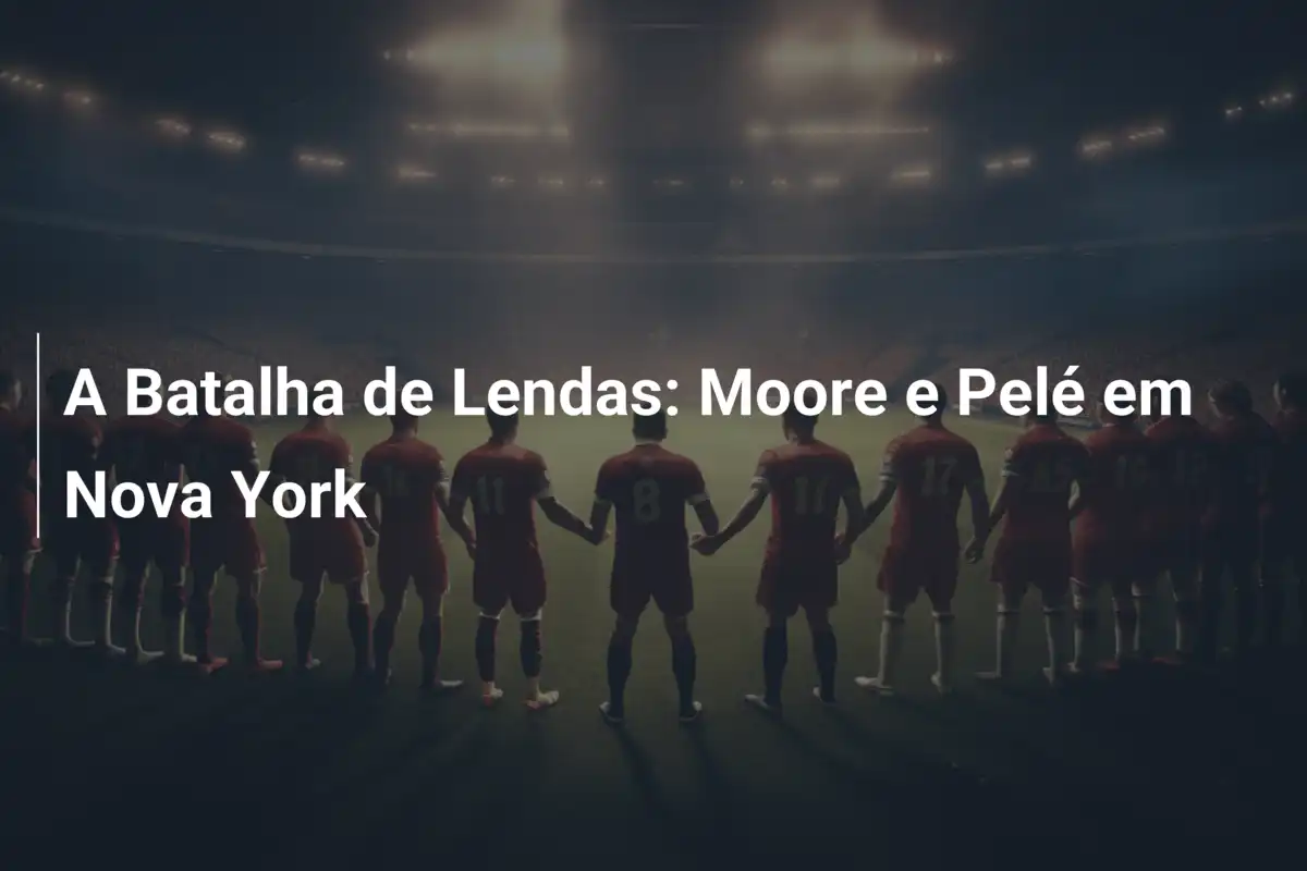 A Batalha de Lendas: Moore e Pelé em Nova York