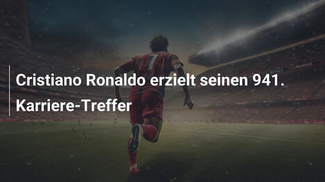Cristiano Ronaldo erzielt seinen 941. Karriere-Treffer