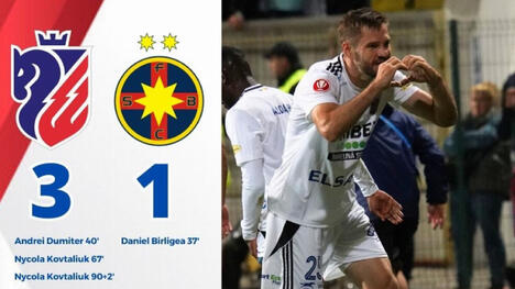 Nikolai Kovtaluk Nets Brace in Botosani's Win Over FCSB