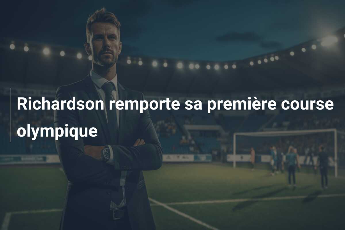 Richardson remporte sa première course olympique