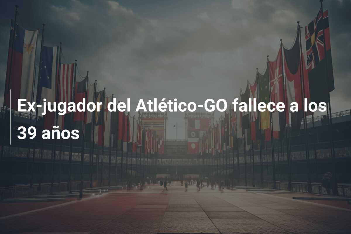 Ex-jugador del Atlético-GO fallece a los 39 años