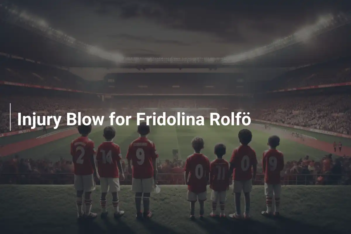 Verletzungsschlag für Fridolina Rolfö