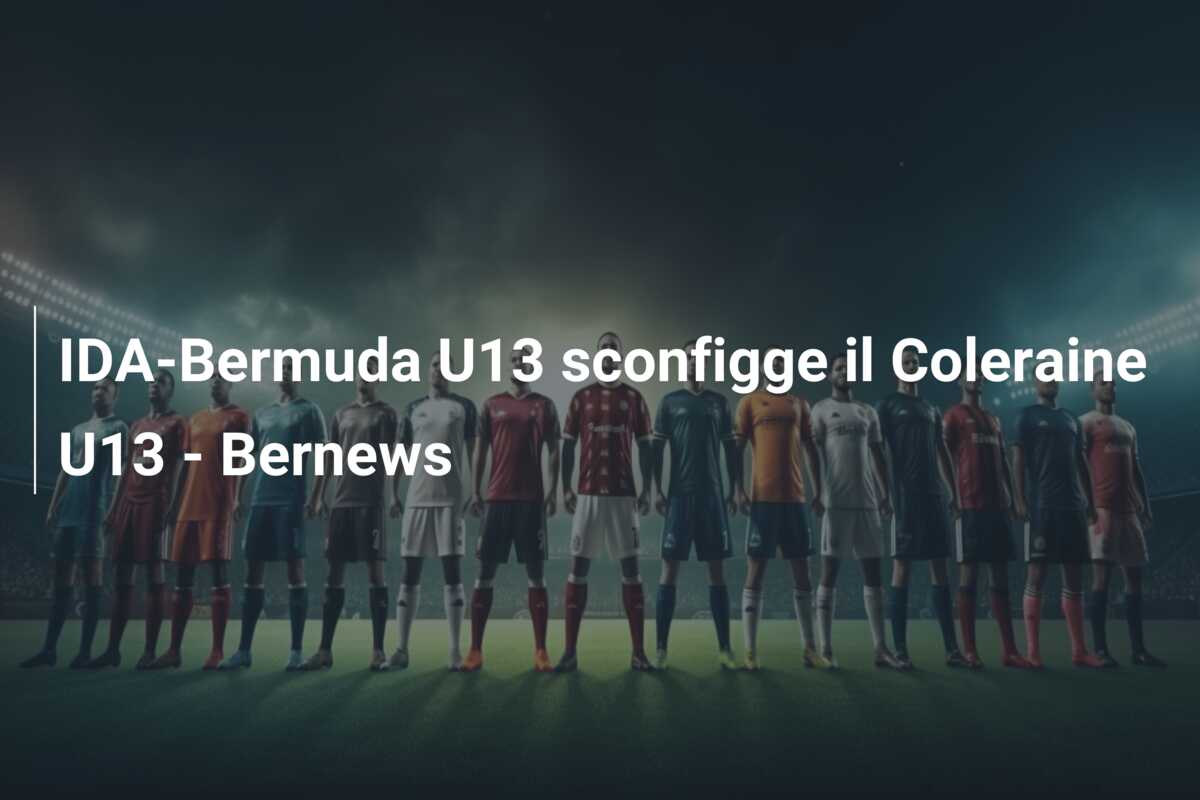 IDA-Bermuda U13 sconfigge il Coleraine U13 – Bernews