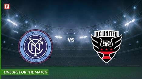 ニューヨーク市 対 D.C.ユナイテッド：試合のラインナップ