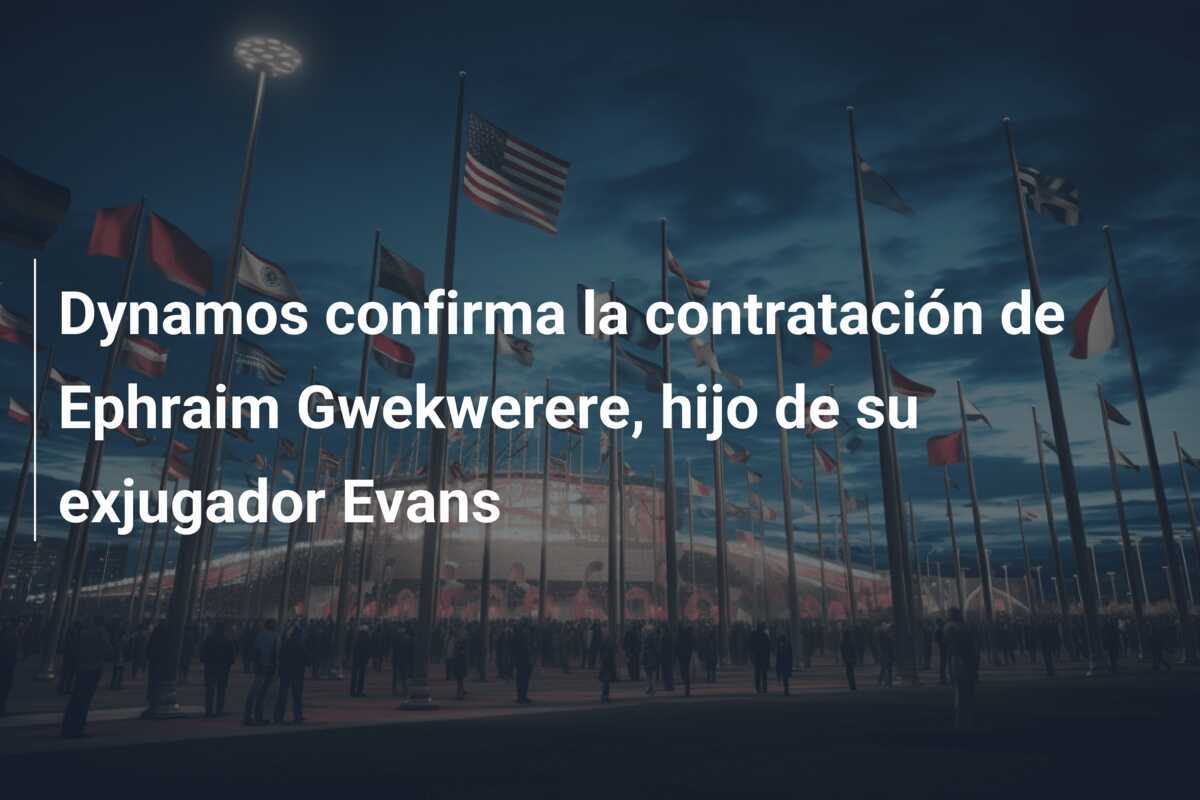 Dynamos confirma la contratación de Ephraim Gwekwerere, hijo de su exjugador Evans