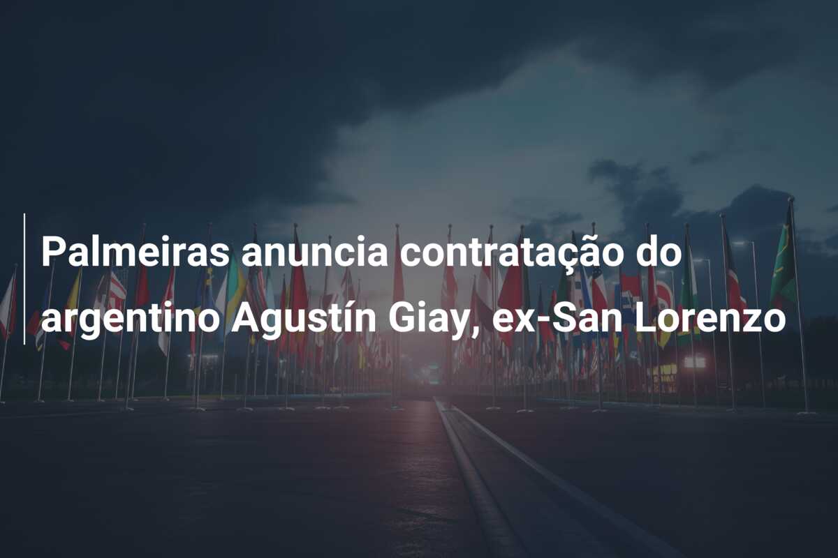 Palmeiras anuncia contratação do argentino Agustín Giay, ex-San Lorenzo