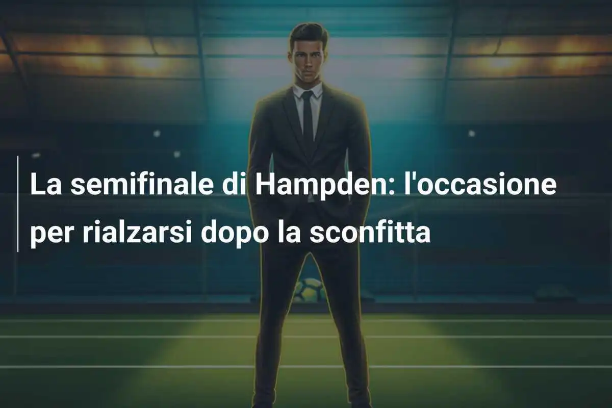 La semifinale di Hampden: l'occasione per rialzarsi dopo la sconfitta