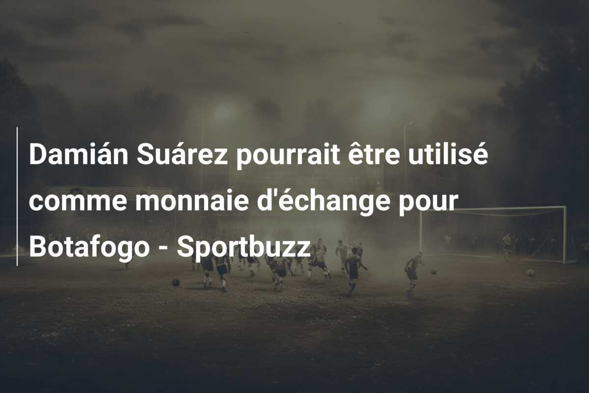 Damián Suárez pourrait être utilisé comme monnaie d’échange pour Botafogo – Sportbuzz