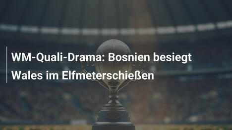 WM-Quali-Drama: Bosnien besiegt Wales im Elfmeterschießen