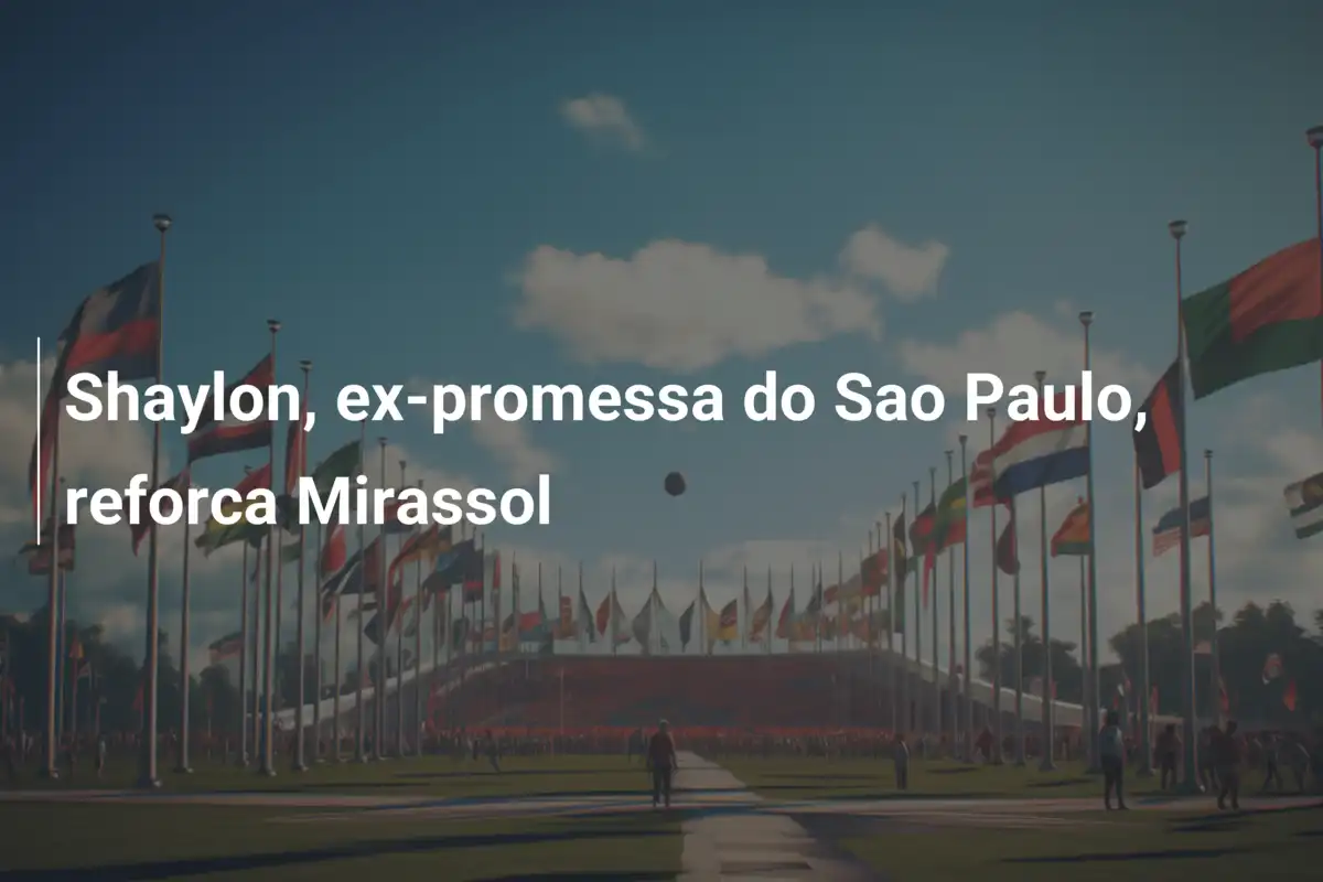 Shaylon, ex-promessa do Sao Paulo, reforca Mirassol