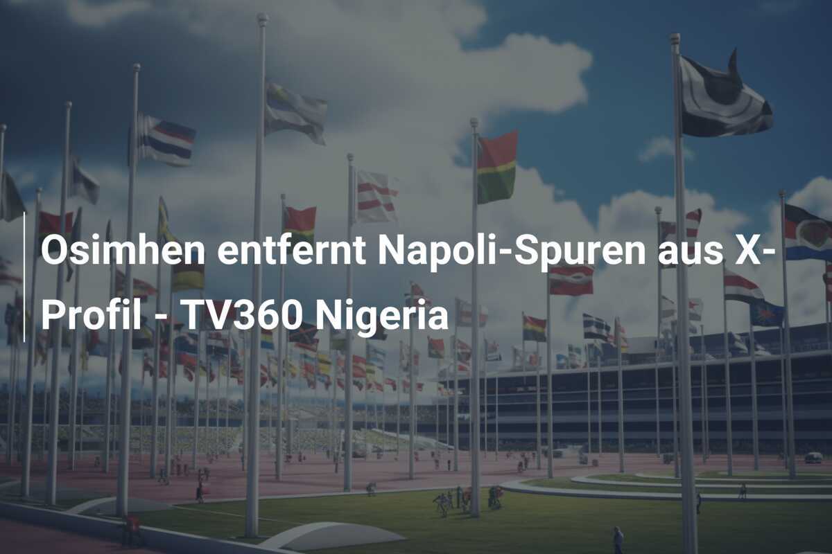 Osimhen entfernt Napoli-Spuren aus X-Profil - TV360 Nigeria