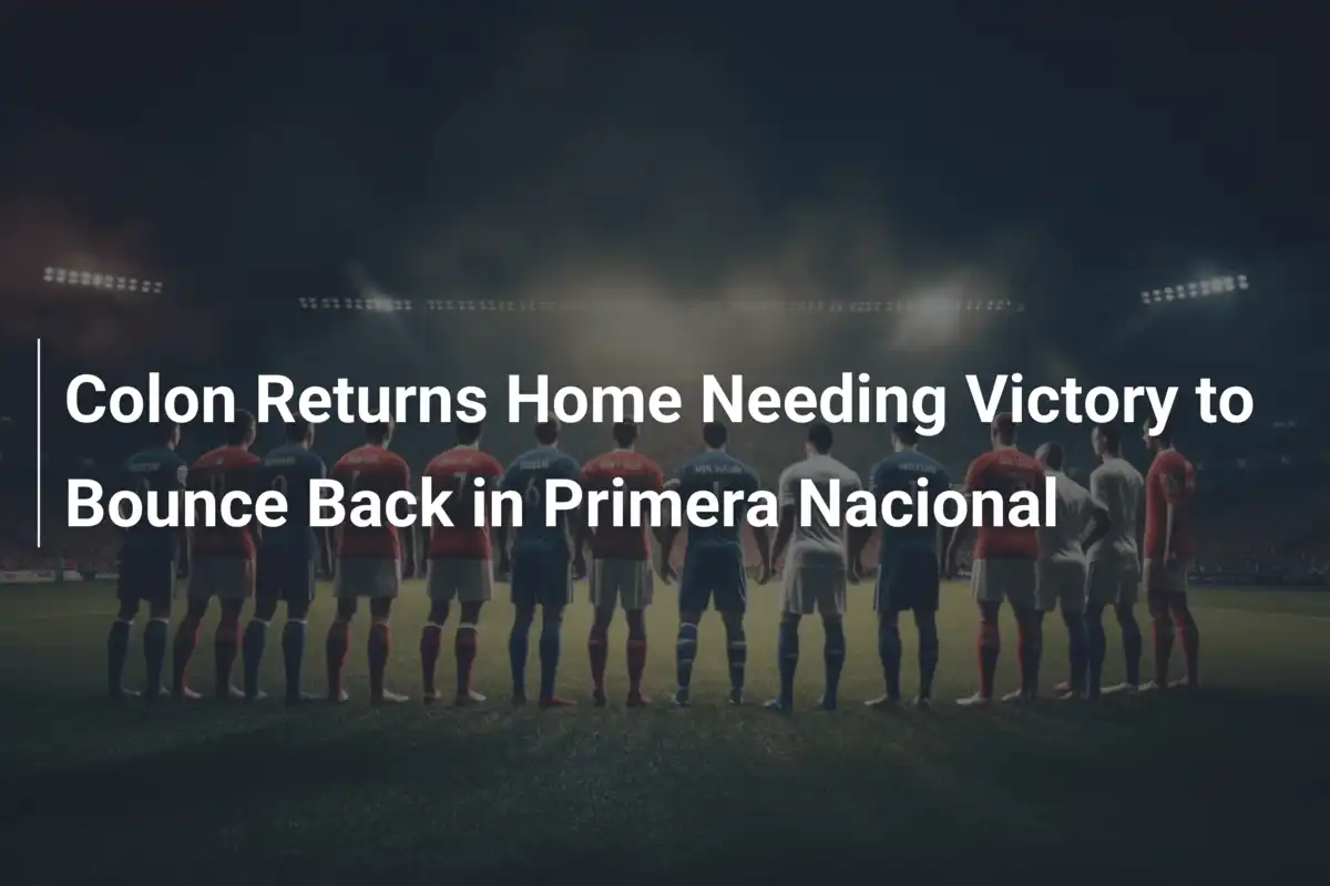 Colón Torna a Casa: Vittoria Fondamentale per Rilanciarsi in Primera Nacional